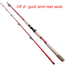 Ofji Guid und Rollensitz Torpedo Rod Black Fish Rod